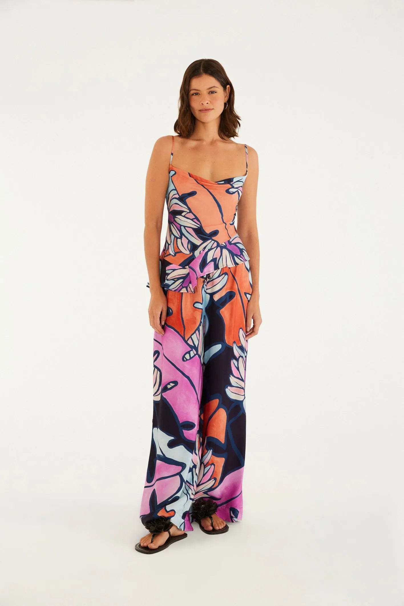 Blusa Estampada Flora FemmeBelle