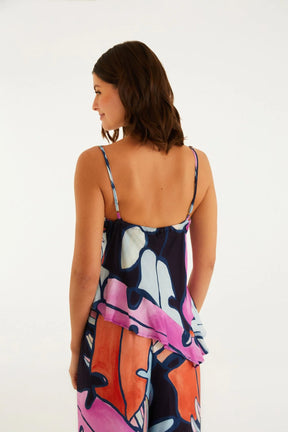 Blusa Estampada Flora FemmeBelle