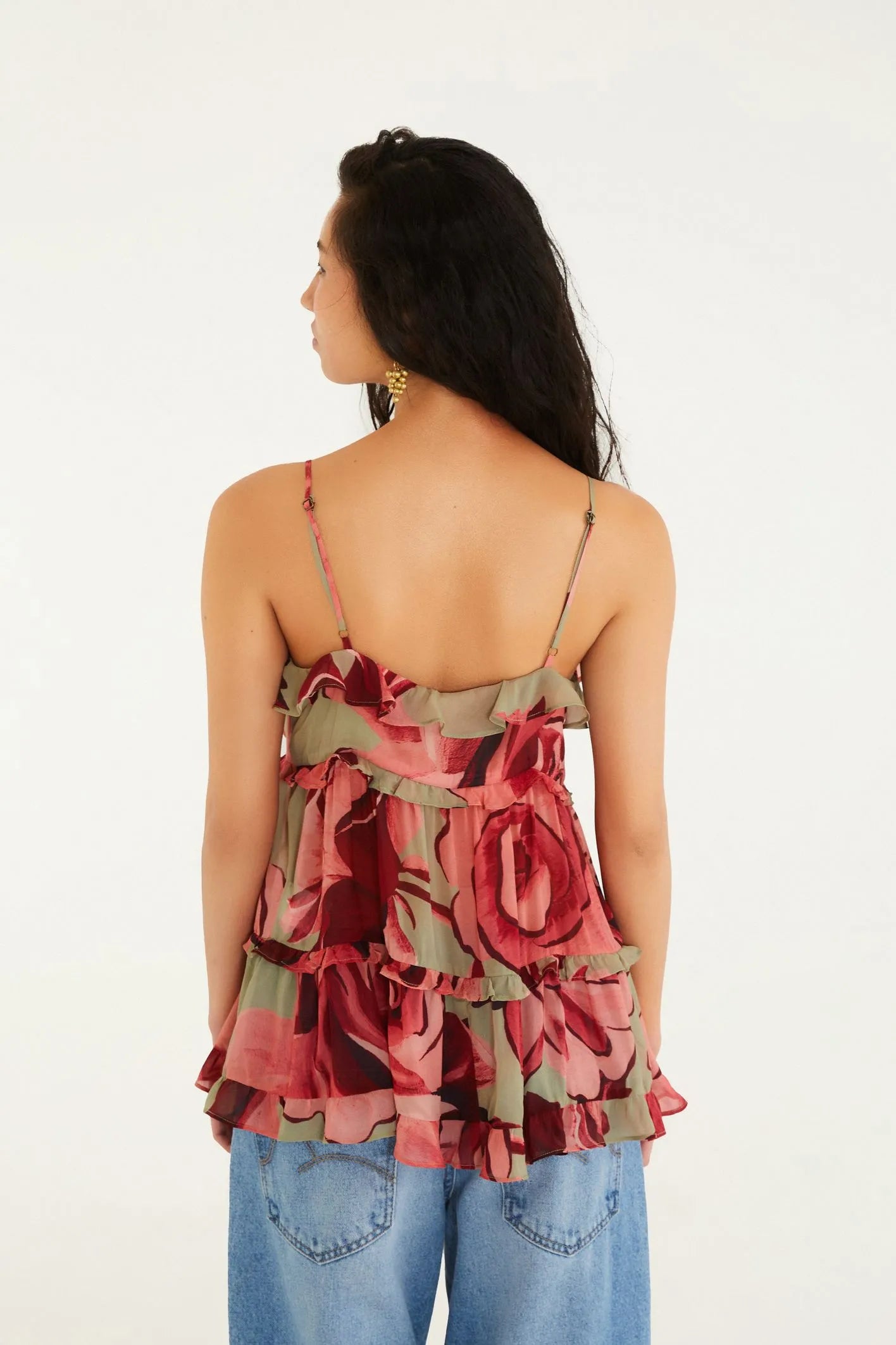 Blusa Estampada Rosas FemmeBelle