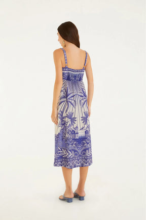 Vestido Midi Estampado Afeto FemmeBelle