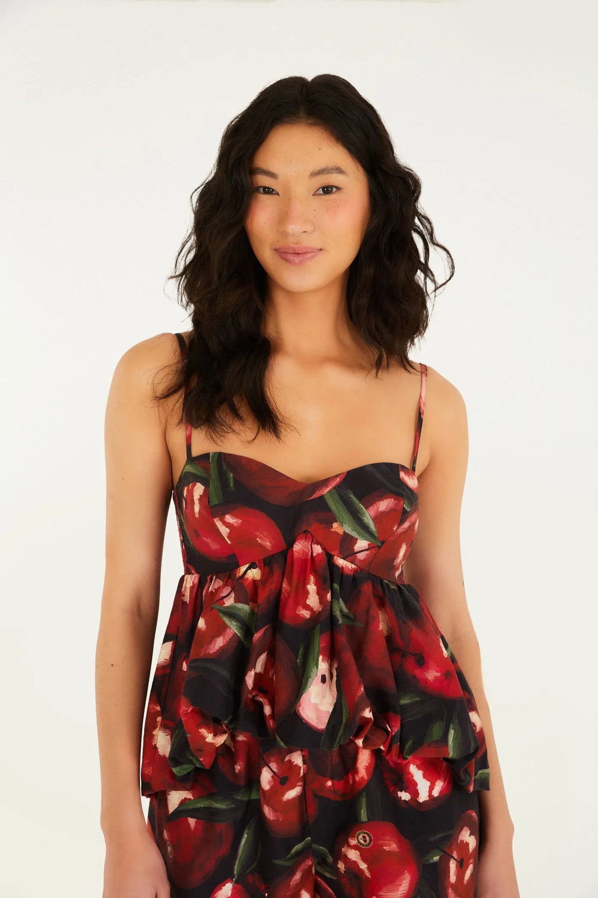 Blusa Balonê Cereja FemmeBelle