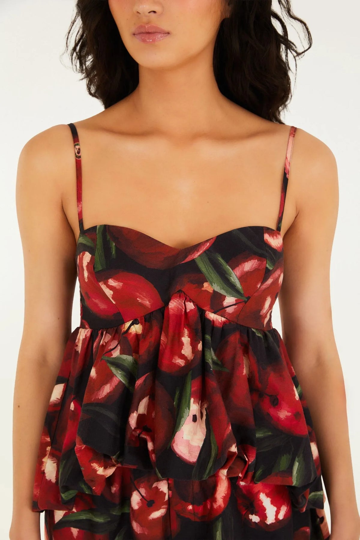 Blusa Balonê Cereja FemmeBelle