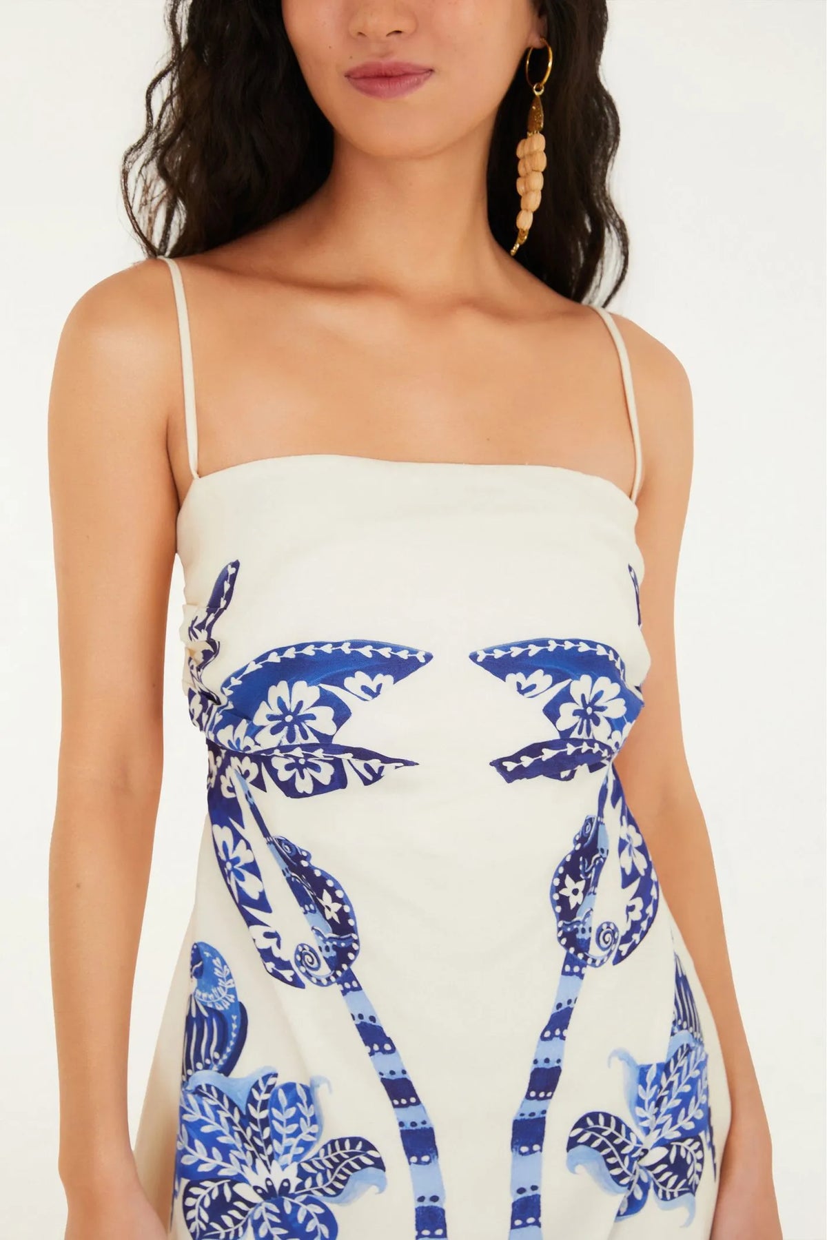 Vestido Curto Estampado Coqueiro FemmeBelle