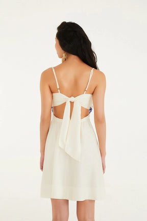 Vestido Curto Estampado Coqueiro FemmeBelle