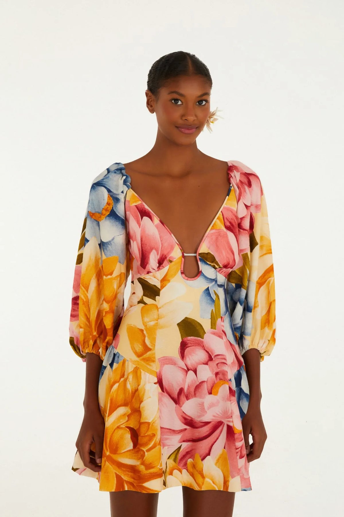 Vestido Curto Estampado Rebeca FemmeBelle