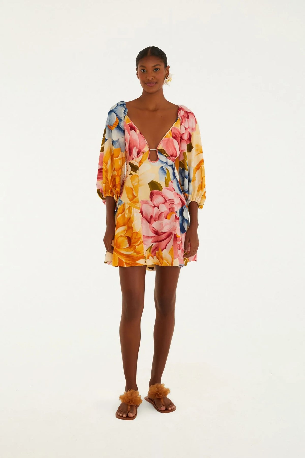 Vestido Curto Estampado Rebeca FemmeBelle