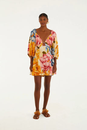 Vestido Curto Estampado Rebeca FemmeBelle